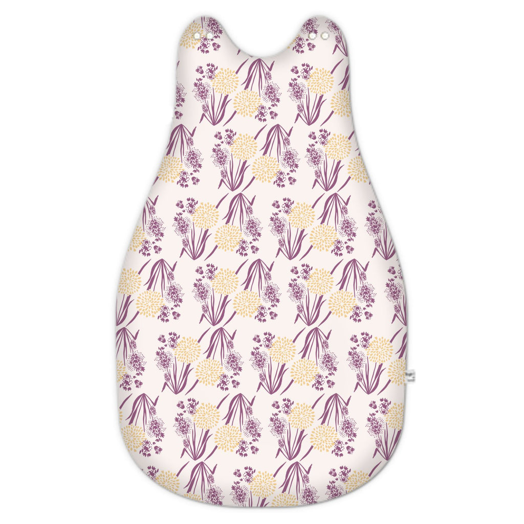 Baby Sleeping Bag large pink flowers Grounded Grace