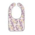 Premium Baby Bib pink flowers Grounded Grace