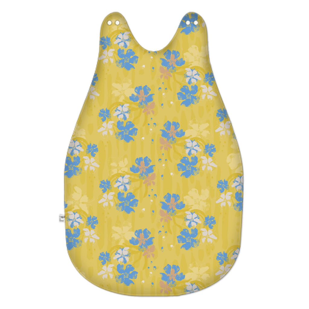 Baby Sleeping Bag tropical flower dream bright yellow/ blue