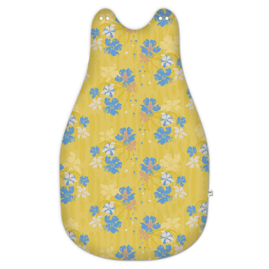Baby Sleeping Bag tropical flower dream bright yellow/ blue