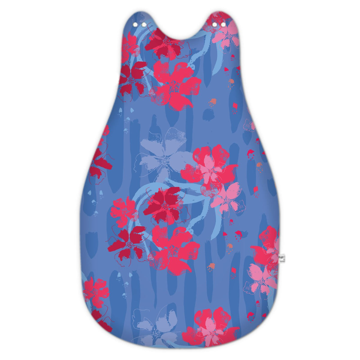Baby Sleeping Bag large tropical flower dream hot pink/blue