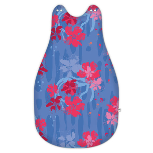 Baby Sleeping Bag large tropical flower dream hot pink/blue