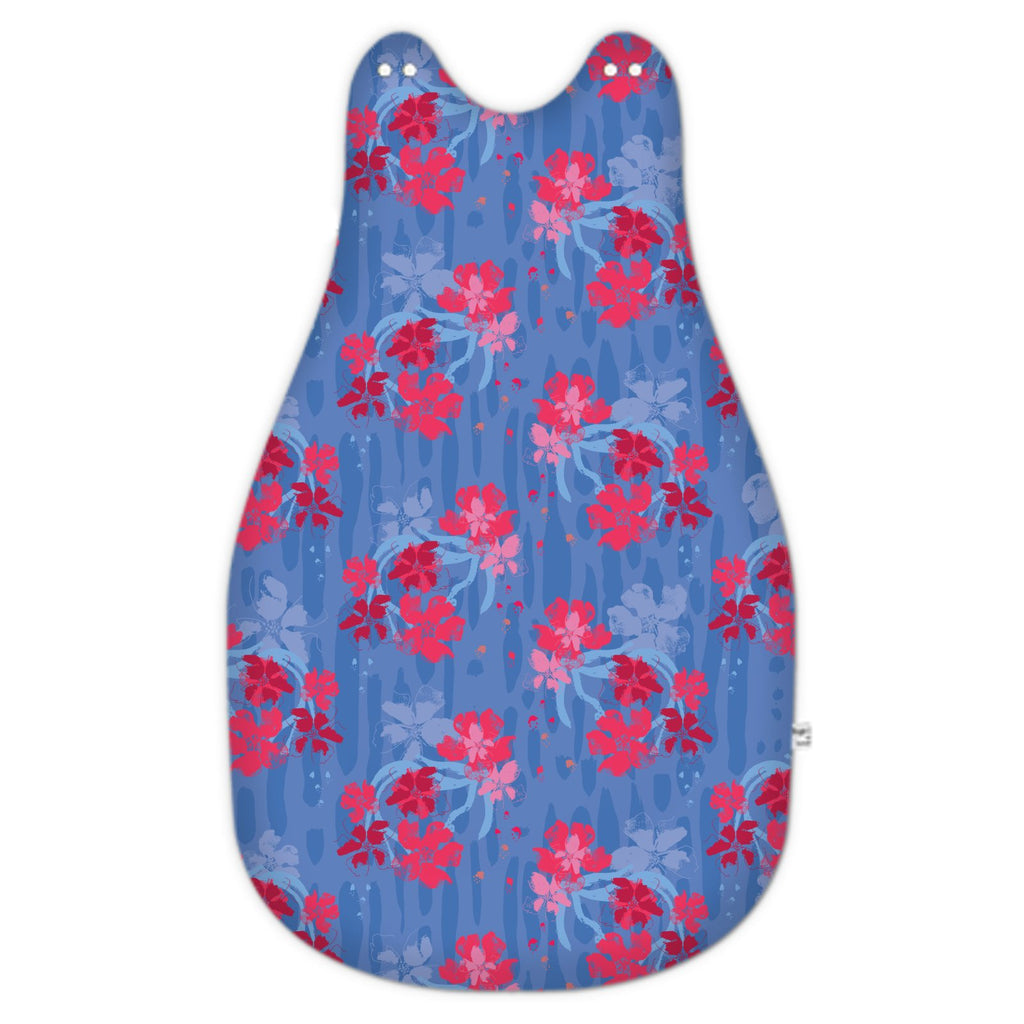 Baby Sleeping Bag tropical flower dream hot pink/blue