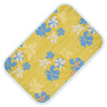Baby Changing Mat tropical flower bright yellow/ blue