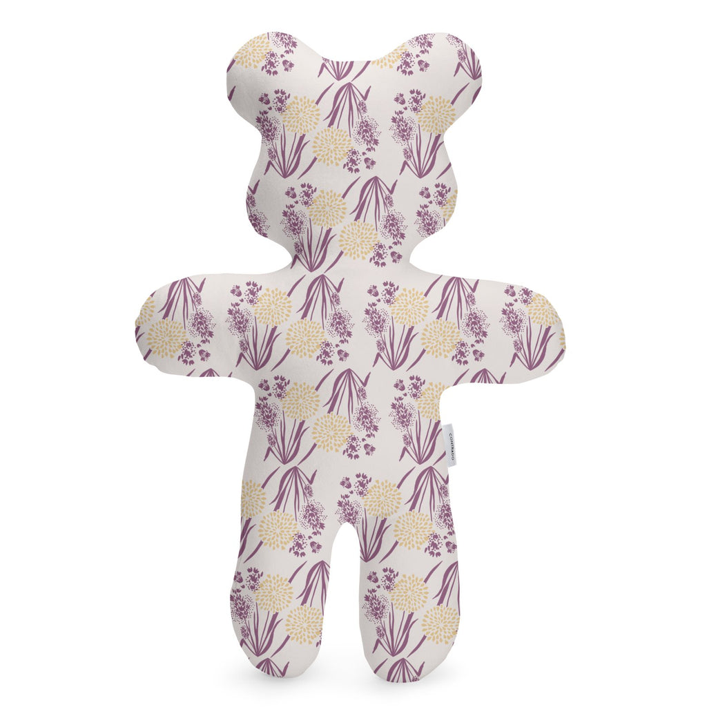 Teddy Bear pink flowers Grounded Grace