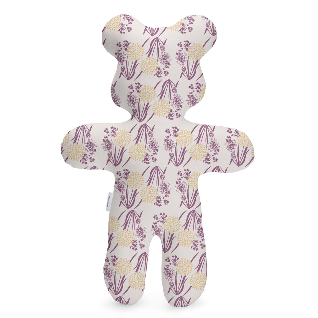 Teddy Bear pink flowers Grounded Grace