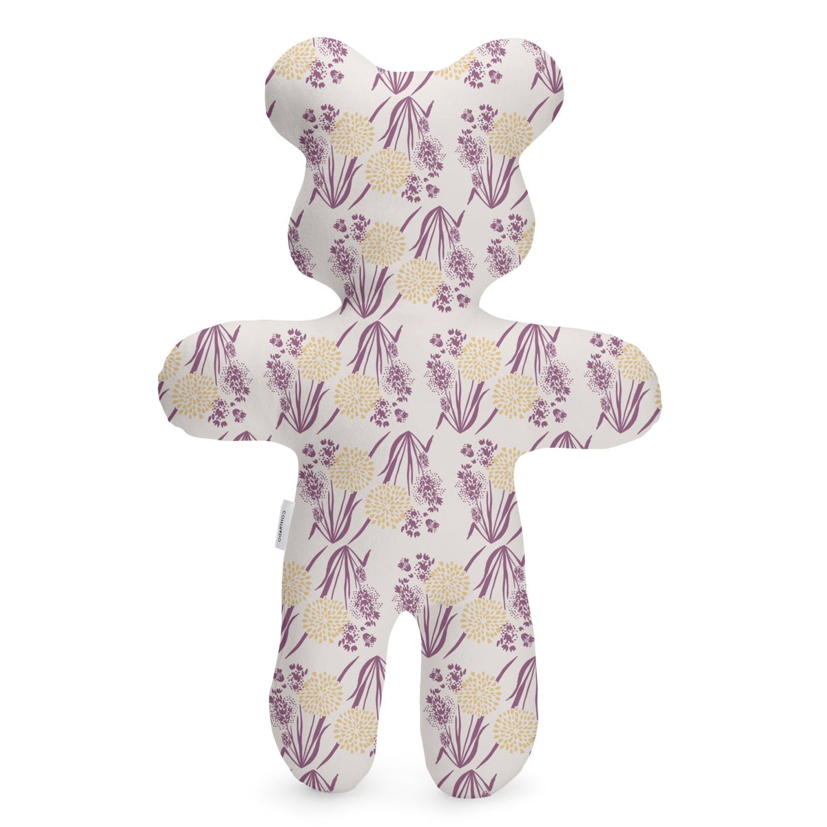 Teddy Bear pink flowers Grounded Grace