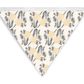 Bunting blue-grey flowers Grounded Grace