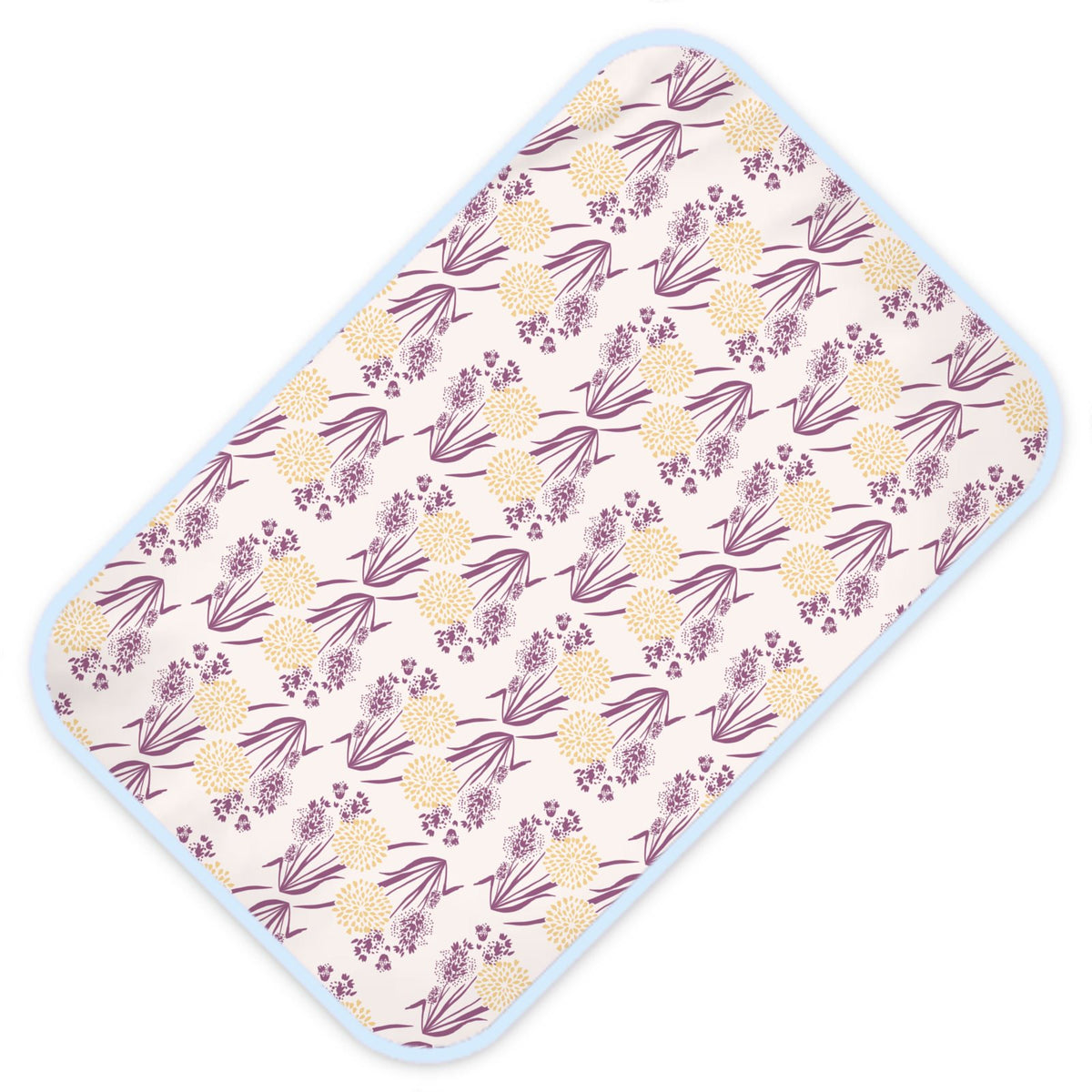 Baby Changing Mats pink flowers Grounded Grace