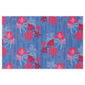Vinyl Placemats tropical flower dream hot pink/blue