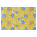 Vinyl Placemats tropical flower bright yellow/blue