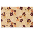Vinyl Placemats tropical flower creamy latte