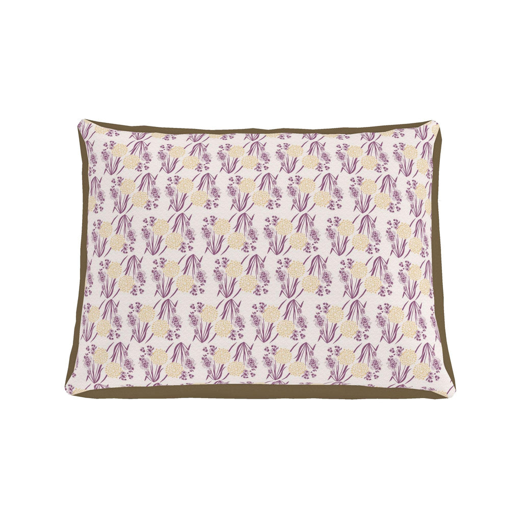 Dog Pet Bed pink flowers Grounded Grace