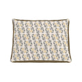 Dog Pet Bed blue-grey flowers Grounded Grace